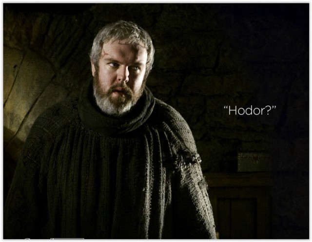 Ходор совсем краев не видит