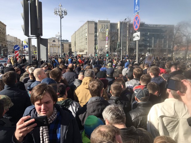 Задержания происходят на антикоррупционных акциях «Он нам не Димон»