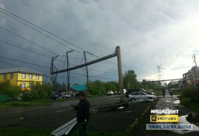 Ураган (сильный шквал) в Нижнем Тагиле