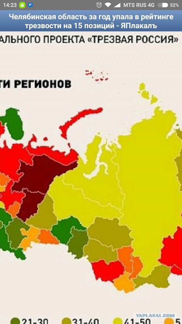 Рейтинг трезвости