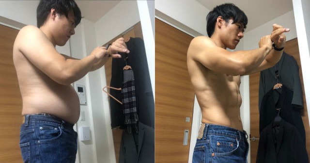 Японец за 5 месяцев кардинально изменился, выполняя особое 4-минутное упражнение
