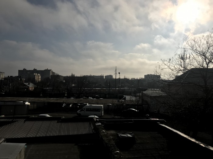 Новогодняя погода. У кого как, у нас вот