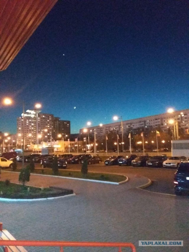 Луна и Венера