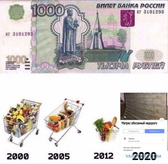 Закупился на 1000 рублей
