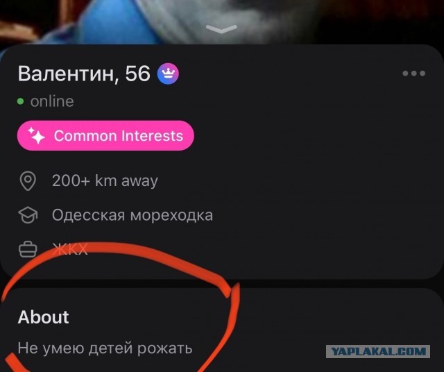 Постыдные скрины перлов с сайтов знакомств, часть 3