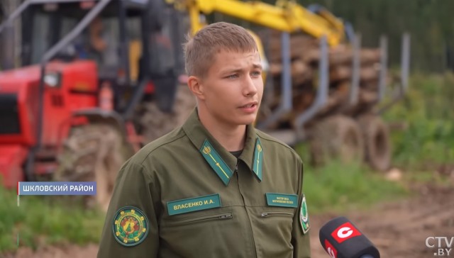 Белорусский харвестер (видео с ютуб!)