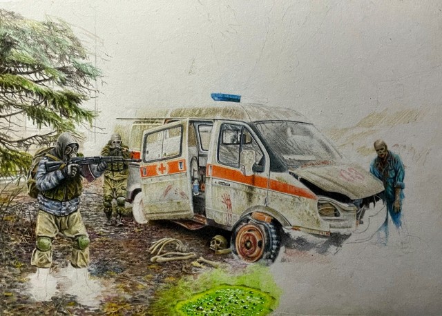 Рисунок цветными карандашами