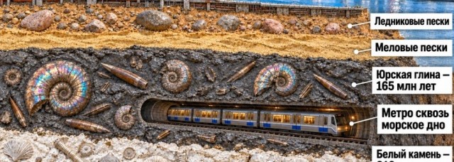 На месте Москвы плескалось море. Какие следы оно оставило