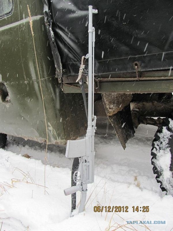 Пенсионер охотился винтовкой времен ВОВ.