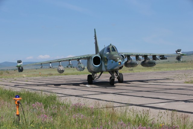 Штурмовик Су-25 в Афганистане