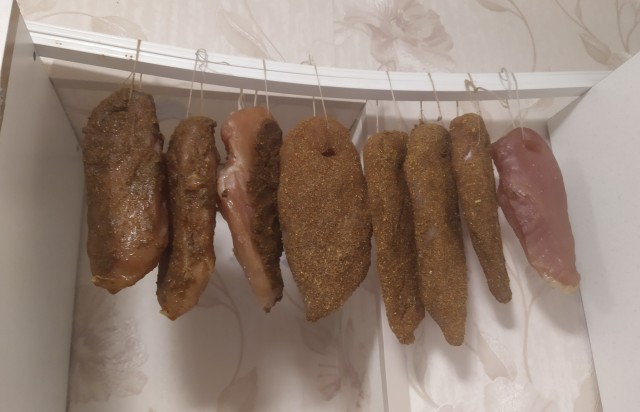 Вяленое мясо.
