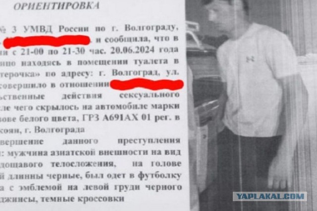В Волгограде арестован таджик, надругавшийся над девушкой в туалете.