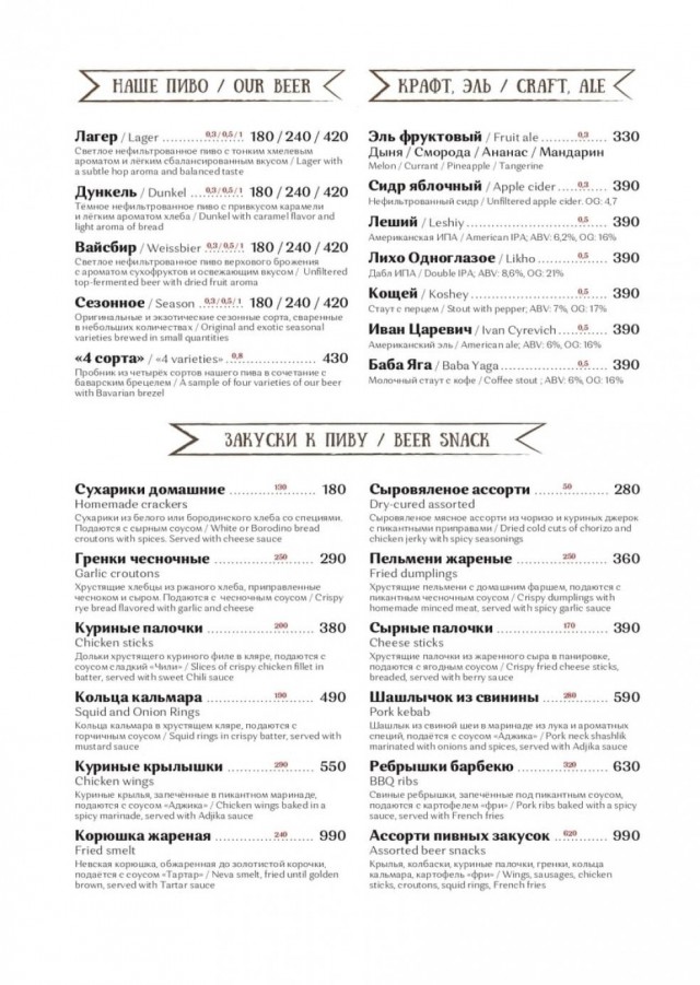 А посоветуйте пивбары в Питере?