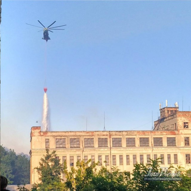 В Ростове пожар