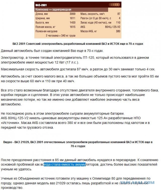 Редкие автомобили СССР