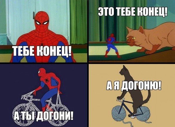 Спайдермен против котэ