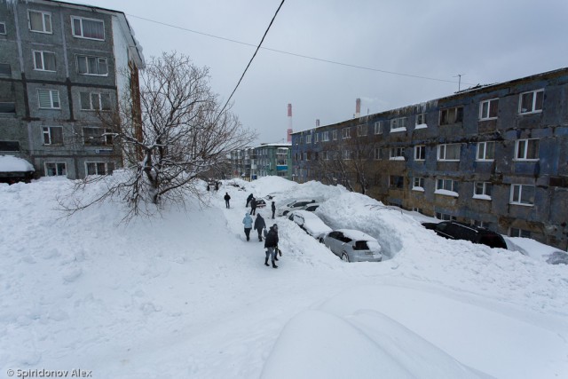 Петропавловск-Камчатский, первый день после пурги