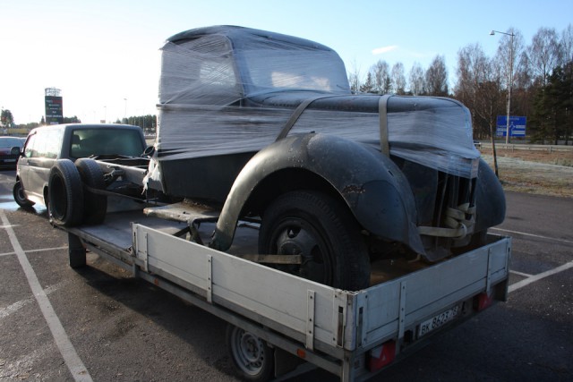 Вермахт на дровах: востановление газогенераторного Ford G398TS