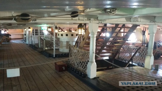 Посещение HMS Victory в г. Портсмут, Великобритания