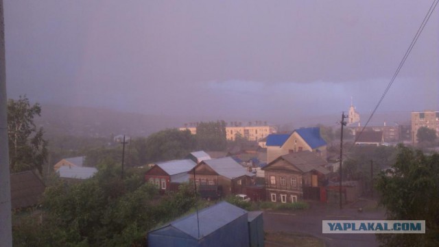 Приближение грозы Челябинск сегодня