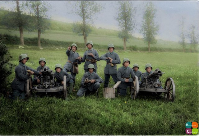 Артиллеристы и гранатометчики Первой мировой