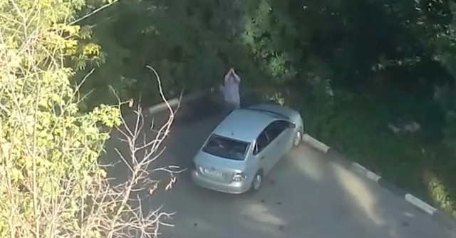Родственники пациента разбили битой автомобиль врача под Москвой