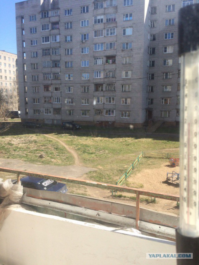 Сейчас бы в мае в снежки поиграть
