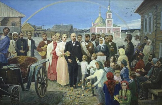 Ко дню рождения Ленина. Жизнь Ильича в живописи