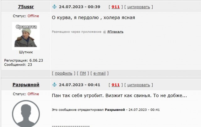 Крик души