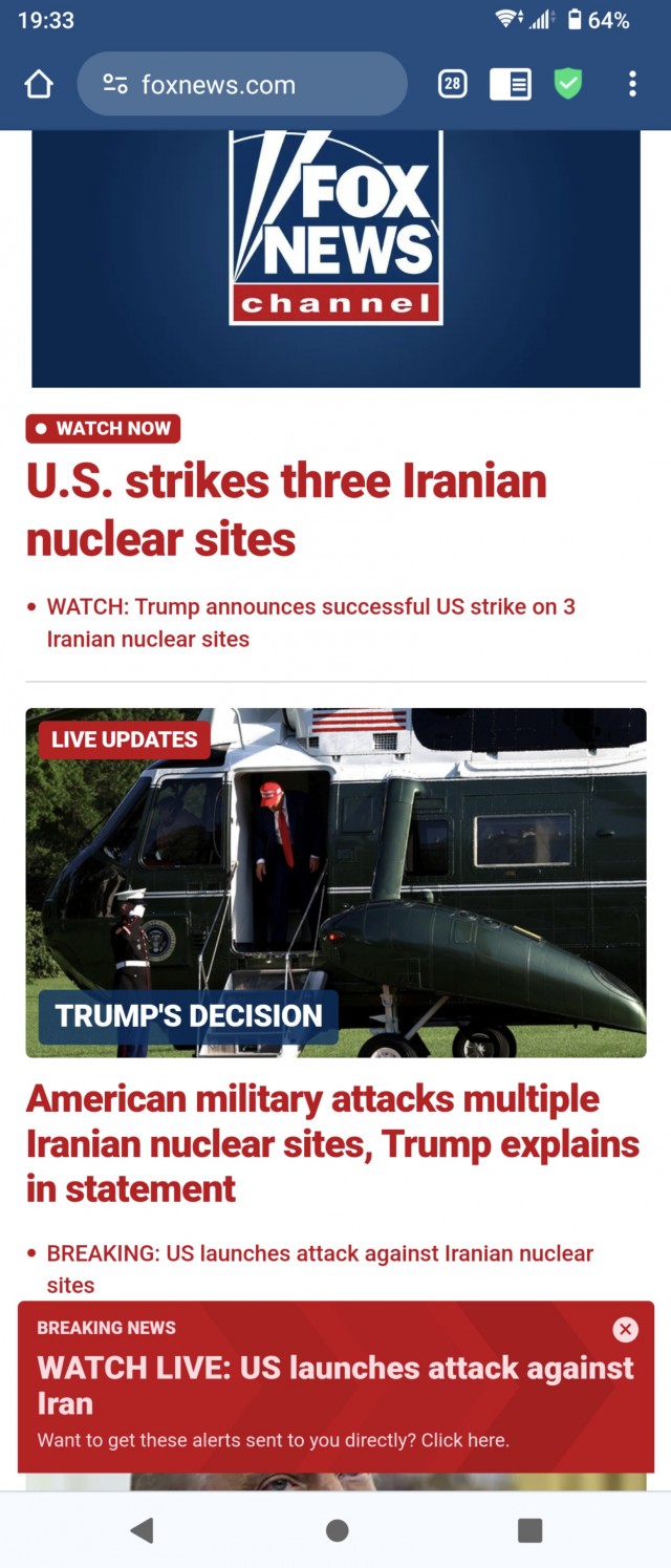 Трамп объявил, что США атаковали ядерный объект в Иране.