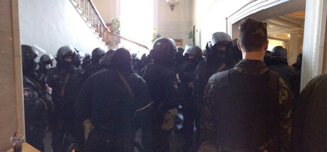 Киев. Новые столкновения демонстрантов с милицией