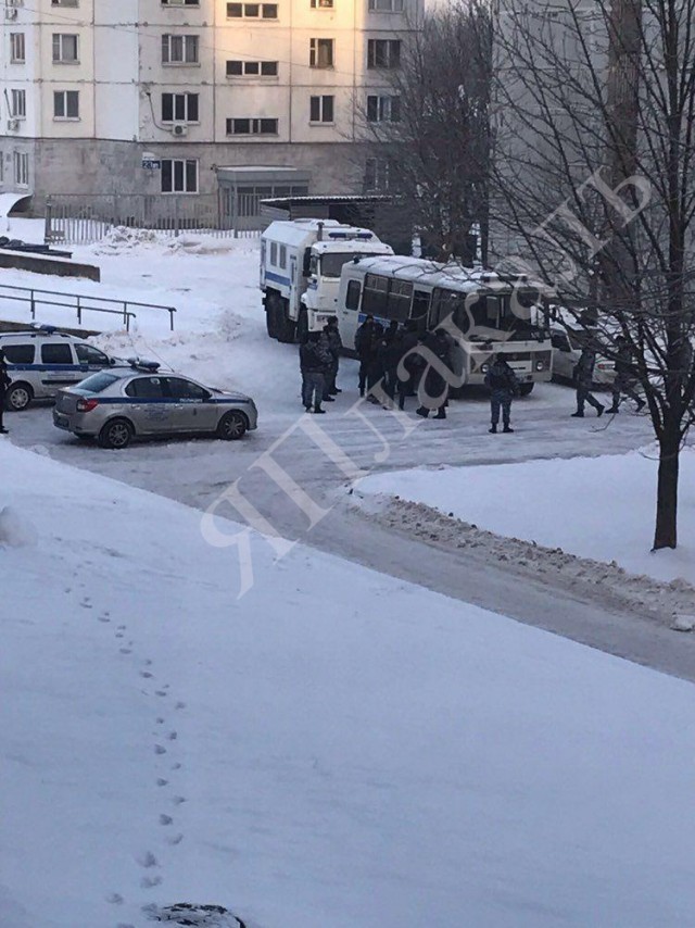 Сегодня утром полицейские посетили университет г.Москвы, где "учатся" студенты из Ингушетии