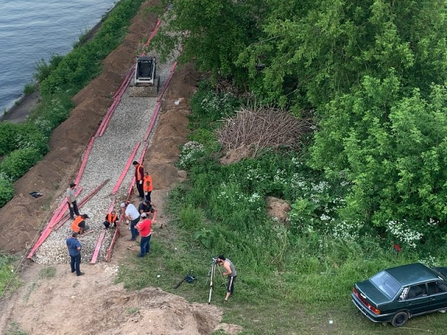 В Москве началось строительство первой велодорожки до Санкт-Петербурга