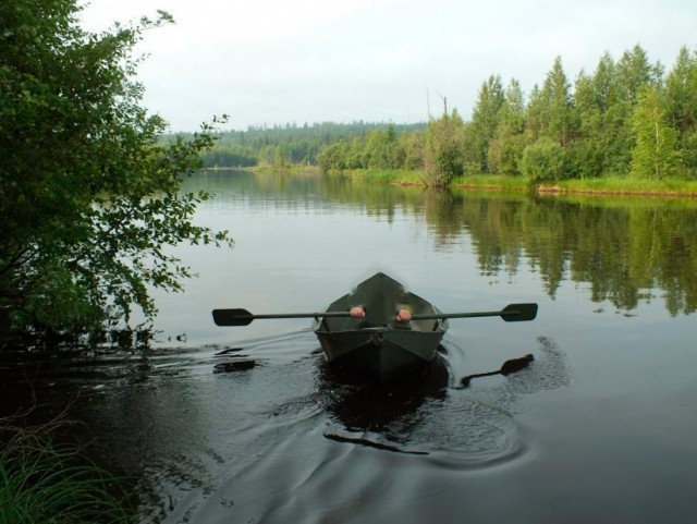 Охотничья складная лодка СССР