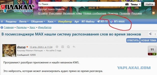 В госмессенджере MAX нашли систему распознавания слов во время звонков
