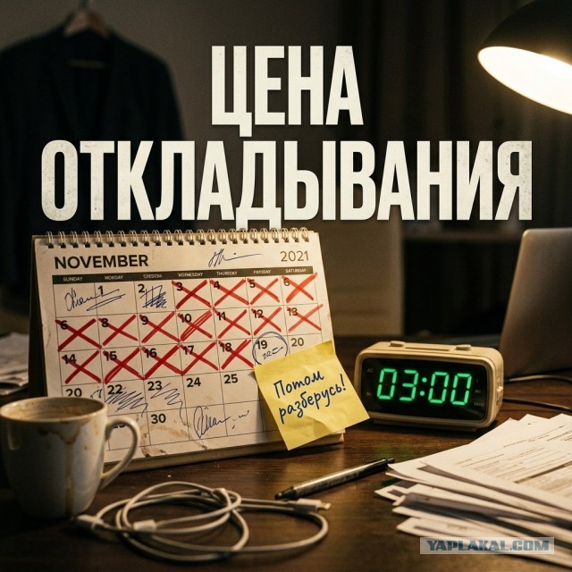 Самая дорогая ошибка студента не лень, а фраза "Потом разберусь"