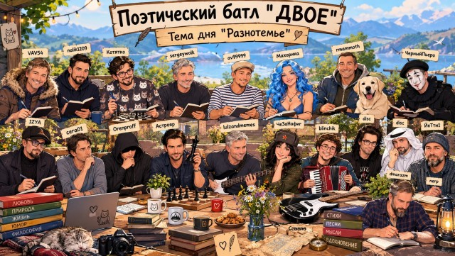 Двое, поэтический батл