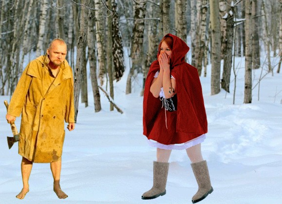 Фотожаба: "Заплутала"