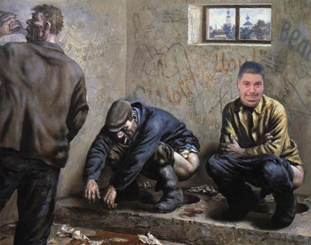 Фотожаба "Грозный пузан"