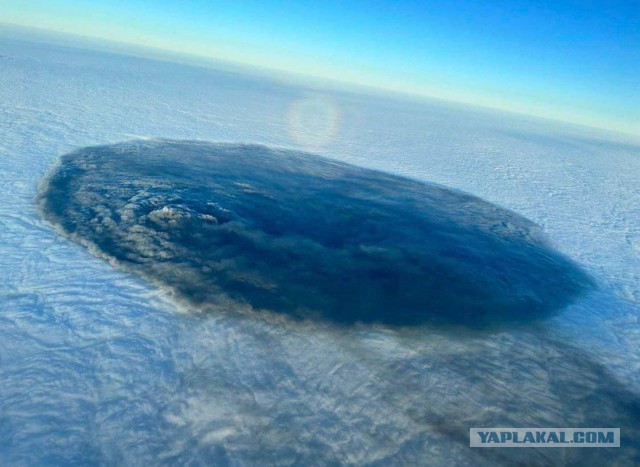 Фото с самолёта, пролетающего над штатом Огайо