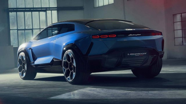 Lamborgini представила электрический кроссовер Lanzador с мощностью 1340 л.с. и деталями, напечатанными на 3D-принтере
