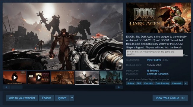 Вышел DOOM - The Dark Ages