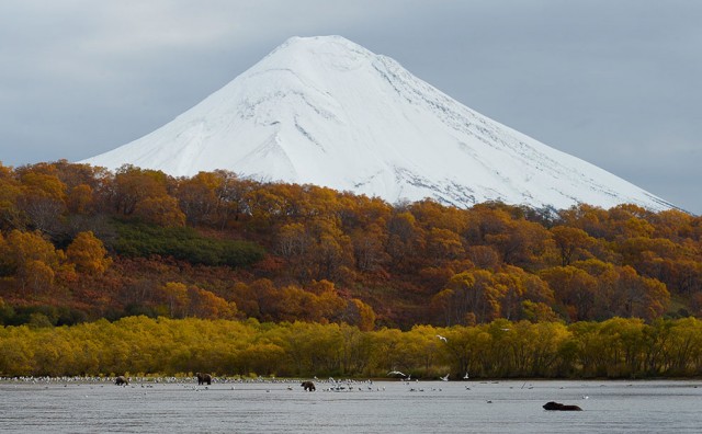 Курильское озеро на Камчатке