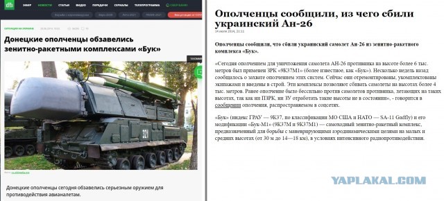 Появились показания свидетелей ракетного пуска перед крушением «Боинга» MH17