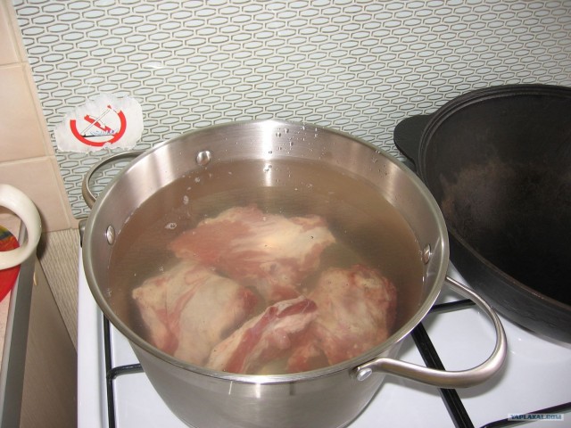 Обед из баранины