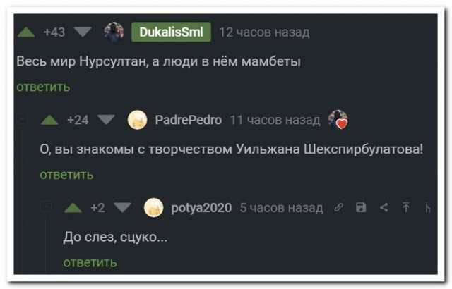 Забавные комментарии из социальных сетей (17.01.22)