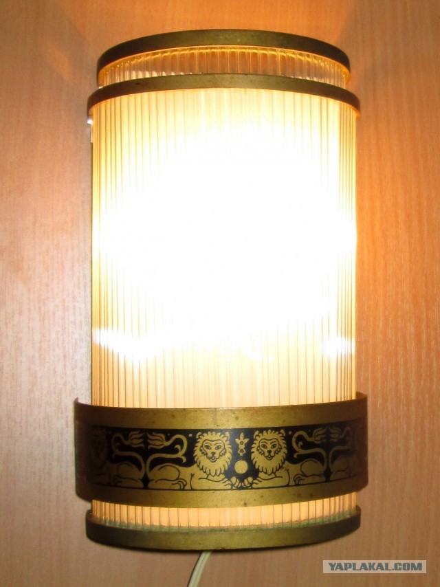 Настольные лампы и бра из СССР