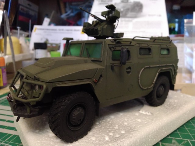 Рукоделия пост. 2П25 ЗРК 2К12 "Куб" SAM - 6 от Trumpeter
