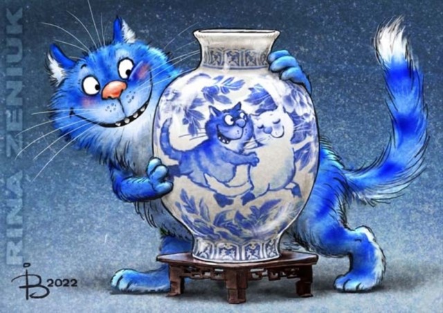 Коты минской художницы Рины Зенюк. 2025 год