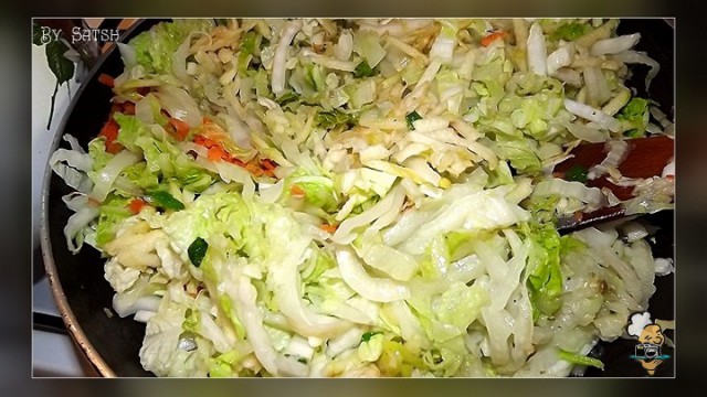 Капуста Пекинская  жареная